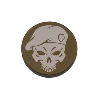 Forward Assist Cap – Black Ops Skull V2 | Laser Engraved Anodized Finish