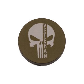 AR-15 Forward Assist Cap – Veteran Punisher | Anodized Finish