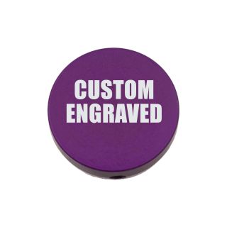 Forward Assist Cap - Custom Laser Engraved - Anodized Purple