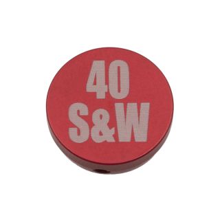 Forward Assist Cap - 40 S&W - Anodized Red
