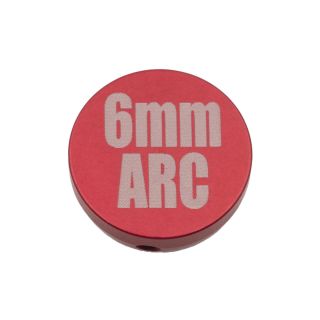 Forward Assist Cap - 6mm ARC - Anodized Red