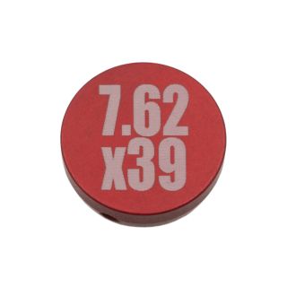 Forward Assist Cap - 7.62 x39 - Anodized Red