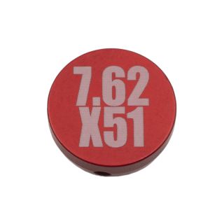 Forward Assist Cap - 7.62 x51 - Anodized Red