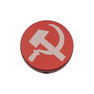 Forward Assist Cap - Hammer and Sickle - Anodized Red