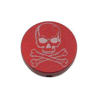 Forward Assist Cap - Skull and Bones - Anodized Red