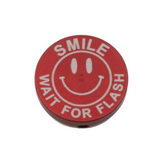 Forward Assist Cap - SMILE! Wait For Flash - Anodized Red