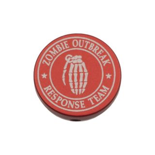 Forward Assist Cap - Zombie Outbreak Grenade - Anodized Red