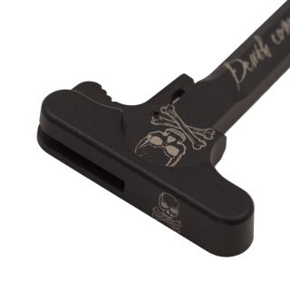 AR-15 Charging Handle - Skull & Bones - Anodized Black