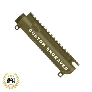 Anderson AR-15 Stripped Upper Receiver - Custom Laser Engraved | Noveske Bazooka Green