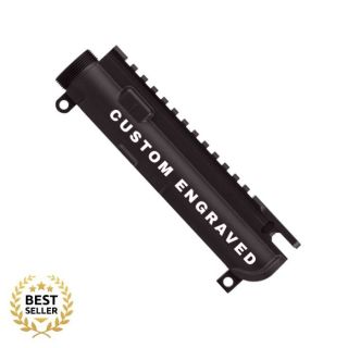 Anderson AR-15 Stripped Upper Receiver - Custom Laser Engraved | Sniper Grey