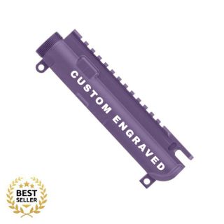 Anderson AR-15 Stripped Upper Receiver - Custom Laser Engraved | Cerakote Bright Purple