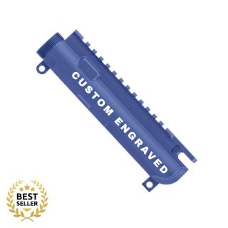 Anderson AR-15 Stripped Upper Receiver - Custom Laser Engraved | NRA Blue