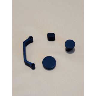 General Main Parts Kit - 1 off - *ORPH* Anodize Dark Blue , Sample - 4 pc set