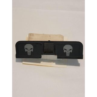AR-15 Dust Cover - ORPH- Phosphate coated - Double Punisher Skulls / 1 Shot 1 Kill- Blemished