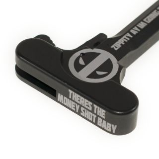 AR-15 Charging Handle - Deadpool - Anodized Black