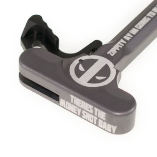 AR-15 Charging Handle - Deadpool - Anonized Gray