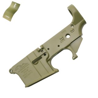 Anderson AR-15 Stripped Lower Receiver - Cerakote Noveske Bazooka Green