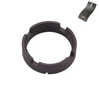 Steel Castle Nut - Cerakote Sniper Grey