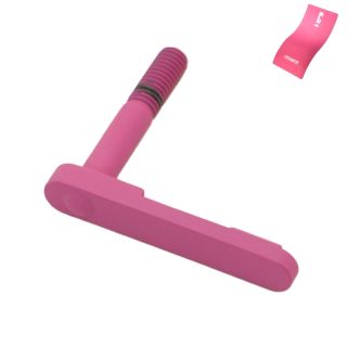 AR-15 Magazine Catch - Blank - Cerakote Prison Pink