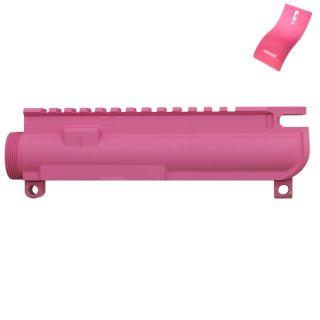 BLEMISHED AR-15 Stripped Upper Receiver - Cerakote Prison Pink