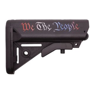Sopmod style adjustable stock - We The People - Cerakote Armor Black