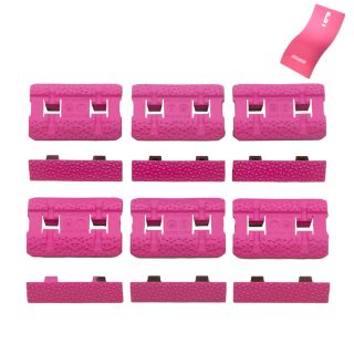 Magpul M-Lok Rail Covers, Type 2 - Cerakote Prison Pink