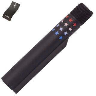 Buffer Tube - Patriotic Stars - Cerakote Armor Black