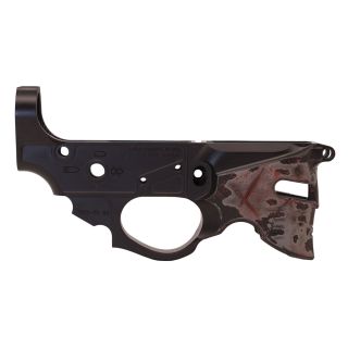 Sharps Bros AR-15 Stripped Lower Receiver - Overthrow (Painted Spartan 300 Theme)