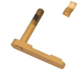 AR-15 Magazine Catch - Blank - Cerakote Gold