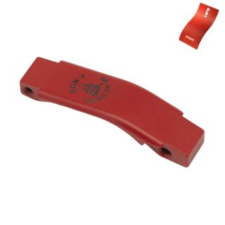 Enhanced Trigger Guard - Don't Tread On Me - Cerakote Firehouse Red