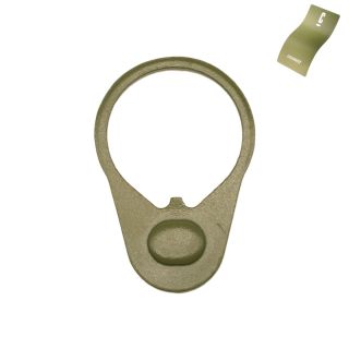 AR .223/5.56/.308 Buffer Tube Receiver End Plate Cerakote Noveske Bazooka Green
