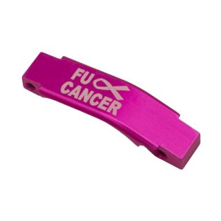 Enhanced Trigger Guard - Fuck Cancer - Anodized Pink