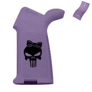 AR-15 Magpul MOE Grip - Punisher Girl - Bright Purple