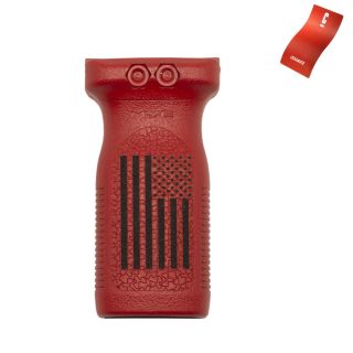 Magpul RVG Vertical Grip - American Flag - Cerakote Firehouse Red