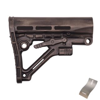 MOE® Carbine Stock – Cerakote Distressed Titanium