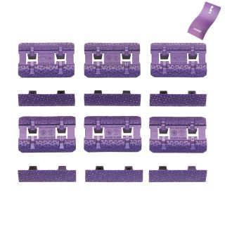 Magpul M-Lok Rail Covers, Type 2 - Cerakote Bright Purple
