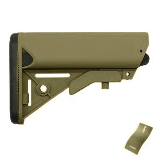 SOPMOD Style Adjustable Stock – Cerakote Noveske Bazooka Green