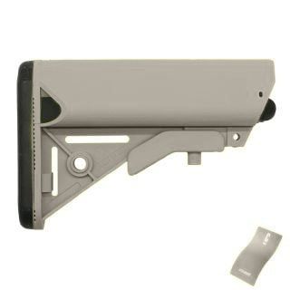SOPMOD Style Adjustable Stock – Cerakote Bull Shark Gray