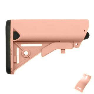 SOPMOD Style Adjustable Stock – Cerakote Rose Gold