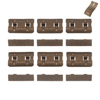 Magpul M-Lok Rail Covers, Type 2 - Cerakote Burnt Bronze