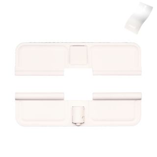 AR-10 Dust Cover - Blank - Cerakote Bright White