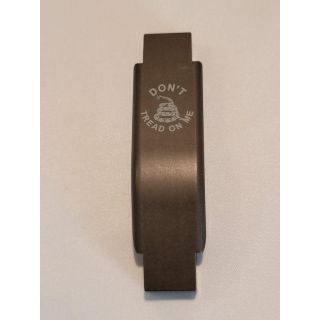 Enhanced Trigger Guard - *ORPH* Don't Tread on Me- Anodize Gray Blemished