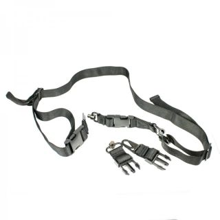 AR-15 Dual & Single Point Multi-Mission Sling - 2 HK Style Hooks & 2 QD 62"