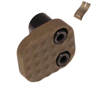 Extended Magazine Release - Blank - Cerakote Burnt Bronze