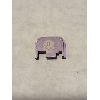 Glock Rear Slide Plate- *ORPH* - 2nd Amendment Skull -Gray- , Gen 1-4