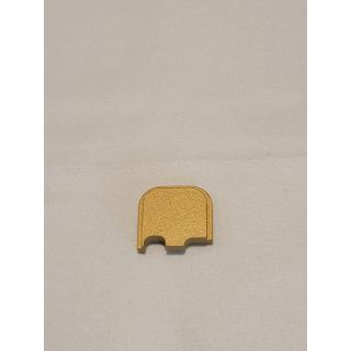 Rear Slide Plate for Glock 43, 43x and 48 - Cerakote Gold  Blemished