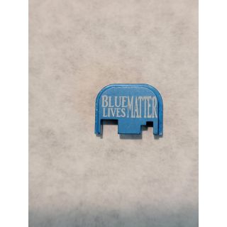 Glock Rear Slide Plate- *ORPH* - Blue Lives Matter, Gen 1-4 Blue