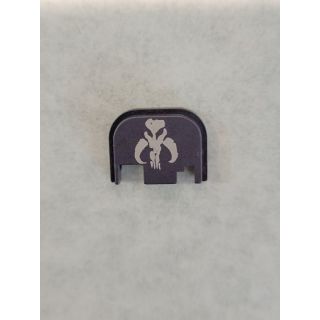 Glock Rear Slide Plate- *ORPH* - Mandalorian - Anodized Gray, Gen 1-4