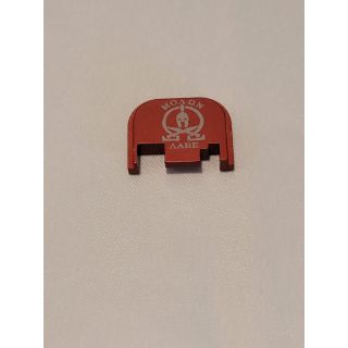 Glock Rear Slide Plate- *ORPH* - Anodize Red Molon AABE Gen 1-4 , Blem