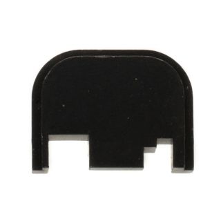 Glock Rear Slide Plate - Blank - Anodized Black